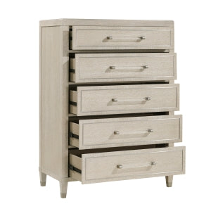 Heath Court 5 Drawer Chest BROWN OAK