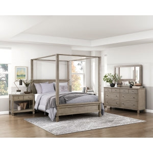 Marceline 5 Drawer Chest GREY OAK