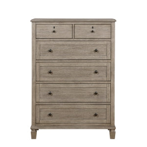 Marceline 5 Drawer Chest GREY OAK
