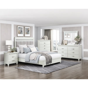 Kidman 5 Drawer Chest W/LED WHITE