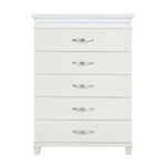 Kidman 5 Drawer Chest W/LED WHITE