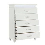Kidman 5 Drawer Chest W/LED WHITE