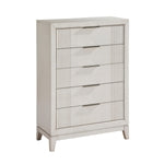 Florence 5 Drawer Chest ANTIQUE WHITE