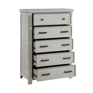 Willowbrook 5 Drawer Chest LITE GREY