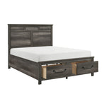 Lenoir Queen Storage Platform Bed GREY