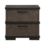Acworth Night Stand BROWNISH GREY/BLACK