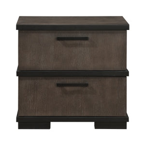 Acworth Night Stand BROWNISH GREY/BLACK
