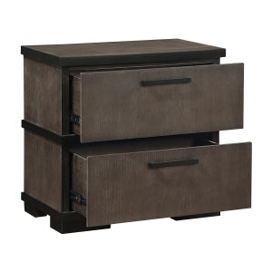 Acworth Night Stand BROWNISH GREY/BLACK