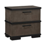 Acworth Night Stand BROWNISH GREY/BLACK