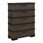 Acworth 5 Drawer Chest BROWNISH GREY/BLACK
