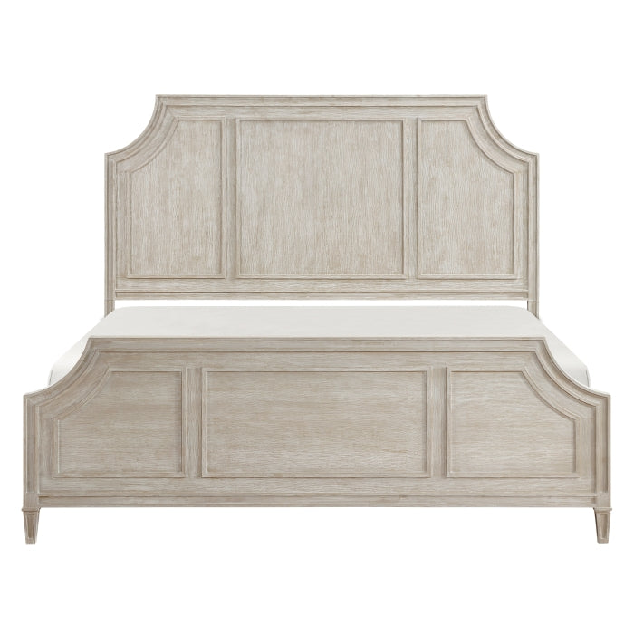 Leander Queen Bed LITE BROWN