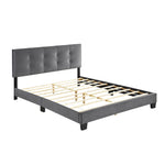 Newberry Queen Platform Bed GREY