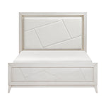 Asteria Queen Bed W/LED ANTIQUE WHITE