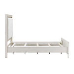 Asteria Queen Bed W/LED ANTIQUE WHITE
