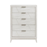Asteria 5 Drawer Chest ANTIQUE WHITE