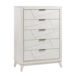 Asteria 5 Drawer Chest ANTIQUE WHITE