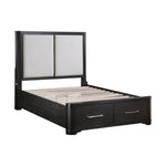 Gilbert Queen Storage Platform Bed CHARCOAL