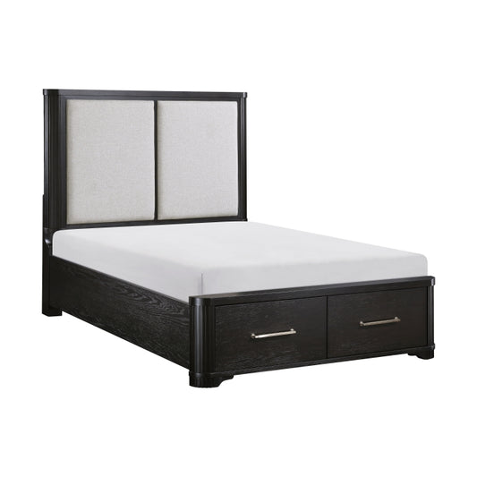 Gilbert Queen Storage Platform Bed CHARCOAL