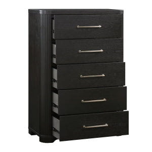 Gilbert 5 Drawer Chest CHARCOAL