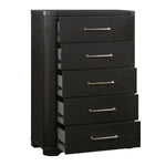 Gilbert 5 Drawer Chest CHARCOAL