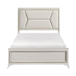 Audra Queen Bed W/LED WHITE/GOLD