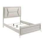 Audra Queen Bed W/LED WHITE/GOLD