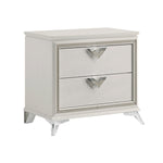 Audra Night Stand WHITE/GOLD