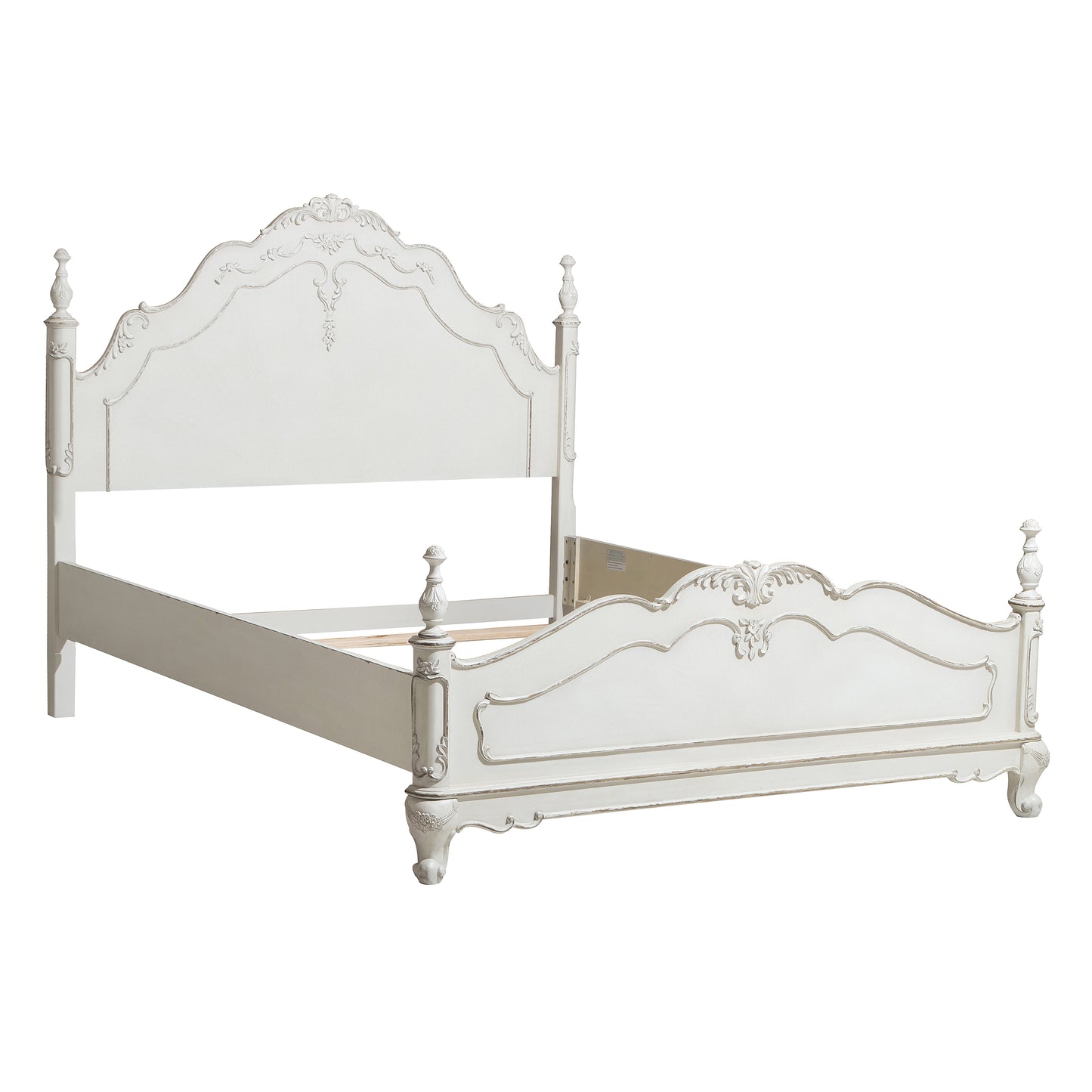 Cinderella Queen Bed ANTIQUE WHITE