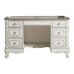 Cinderella Desk W/Hutch ANTIQUE WHITE