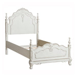 Cinderella Twin Bed ANTIQUE WHITE