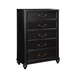 Herman 5 Drawer Chest CHARCOAL BROWN