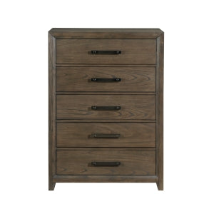 Cambridge 5 Drawer Chest DARK WALNUT