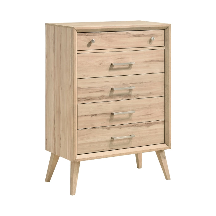 Marrin 5 Drawer Chest NATURAL