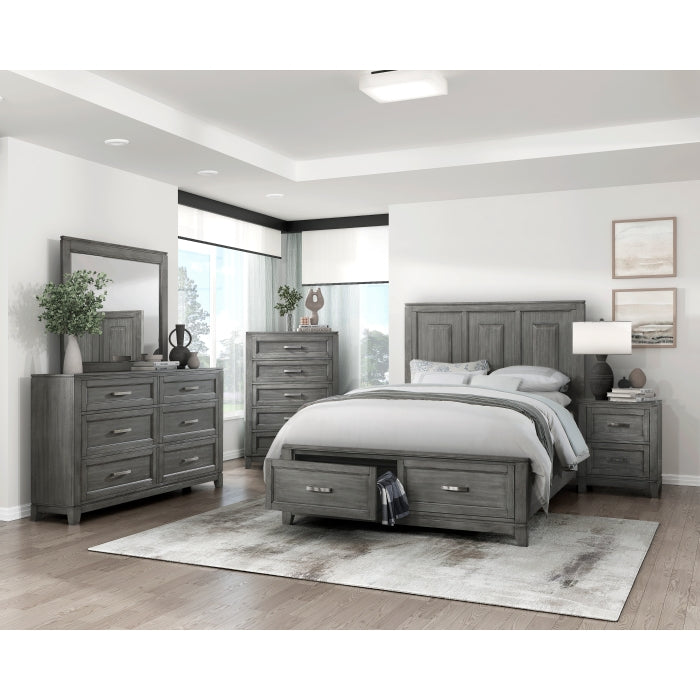 Garretson 5 Drawer Chest GREY