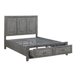 Garretson Queen Storage Platform Bed GREY