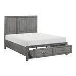 Garretson Queen Storage Platform Bed GREY