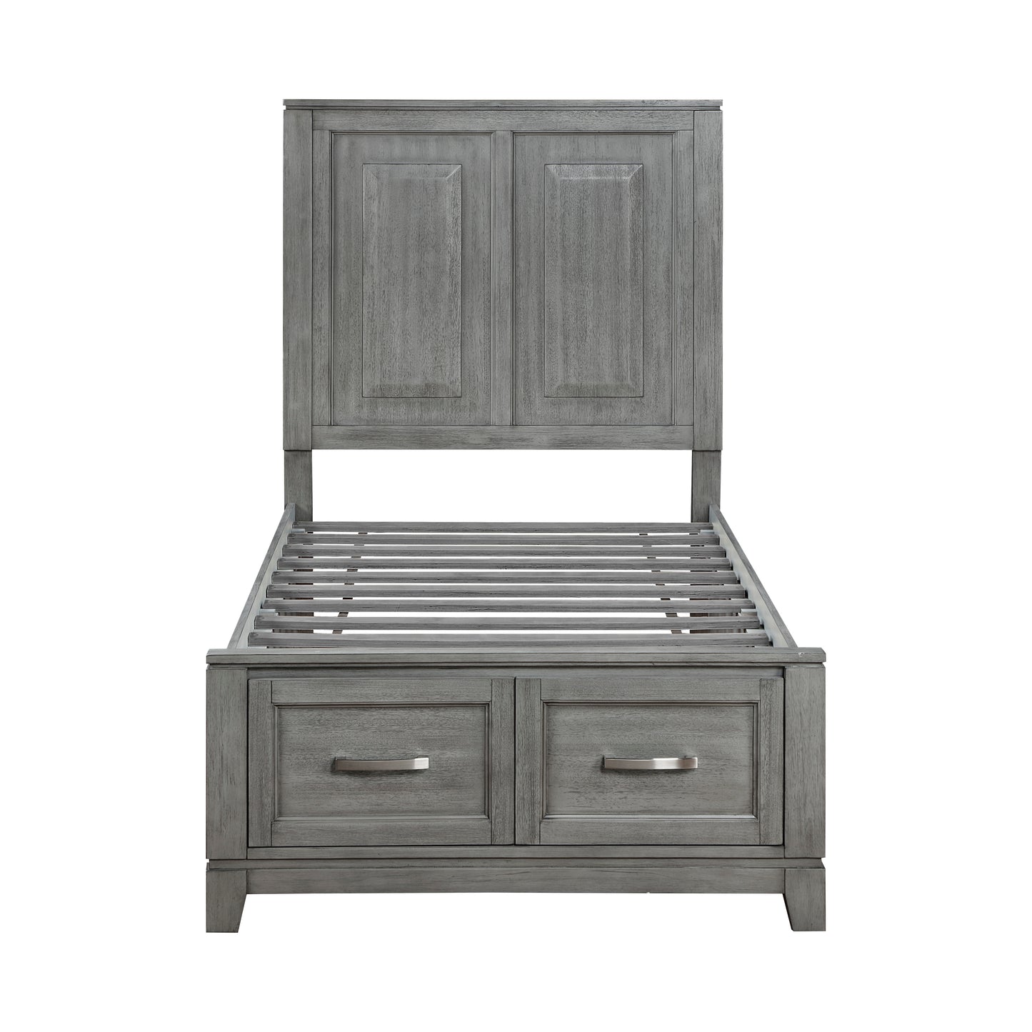Garretson Twin Platform Storage Bed GREY