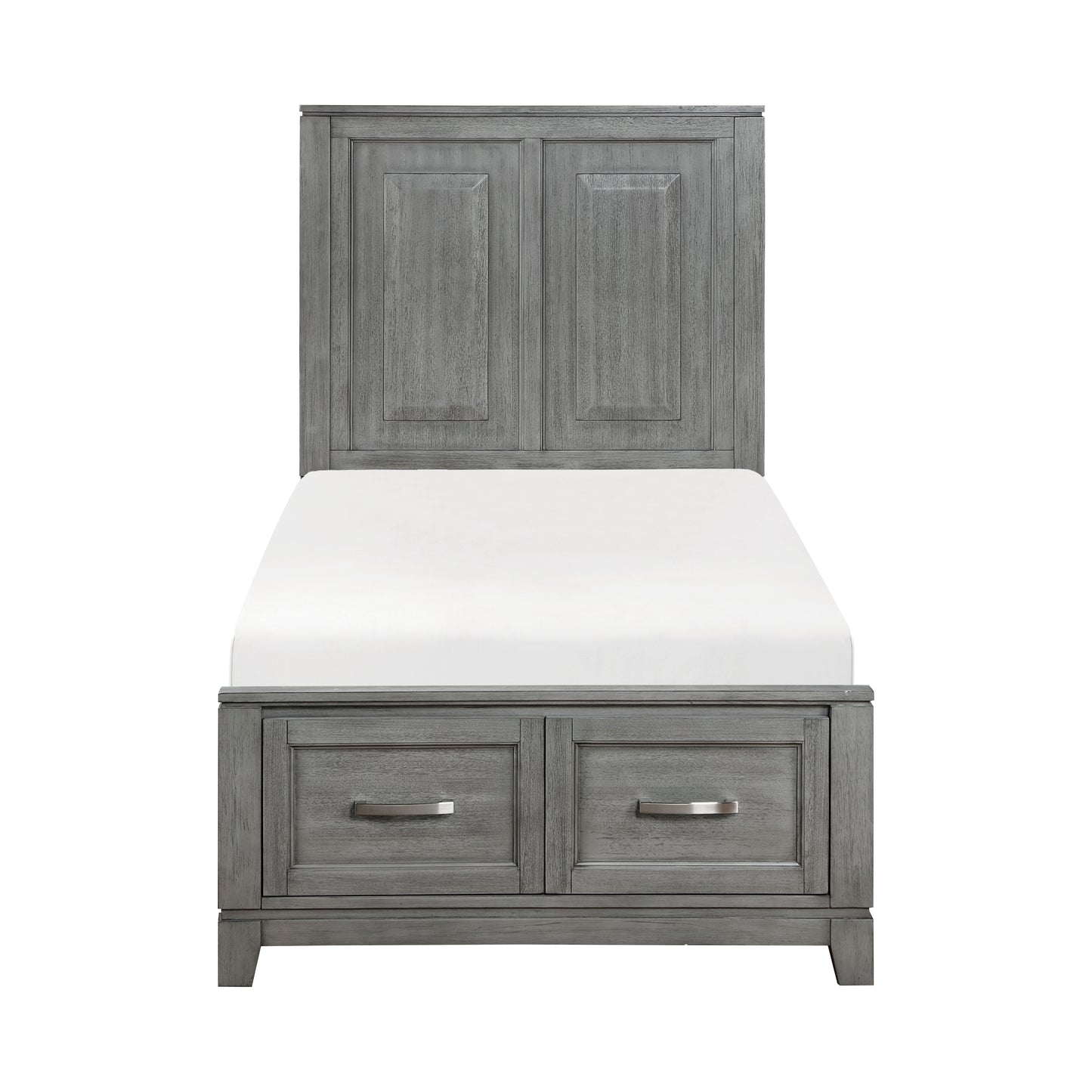 Garretson Twin Platform Storage Bed GREY