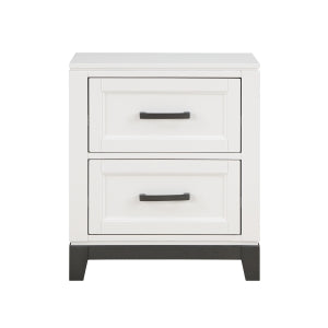 Garretson Night Stand  WHITE