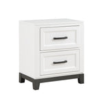 Garretson Night Stand  WHITE