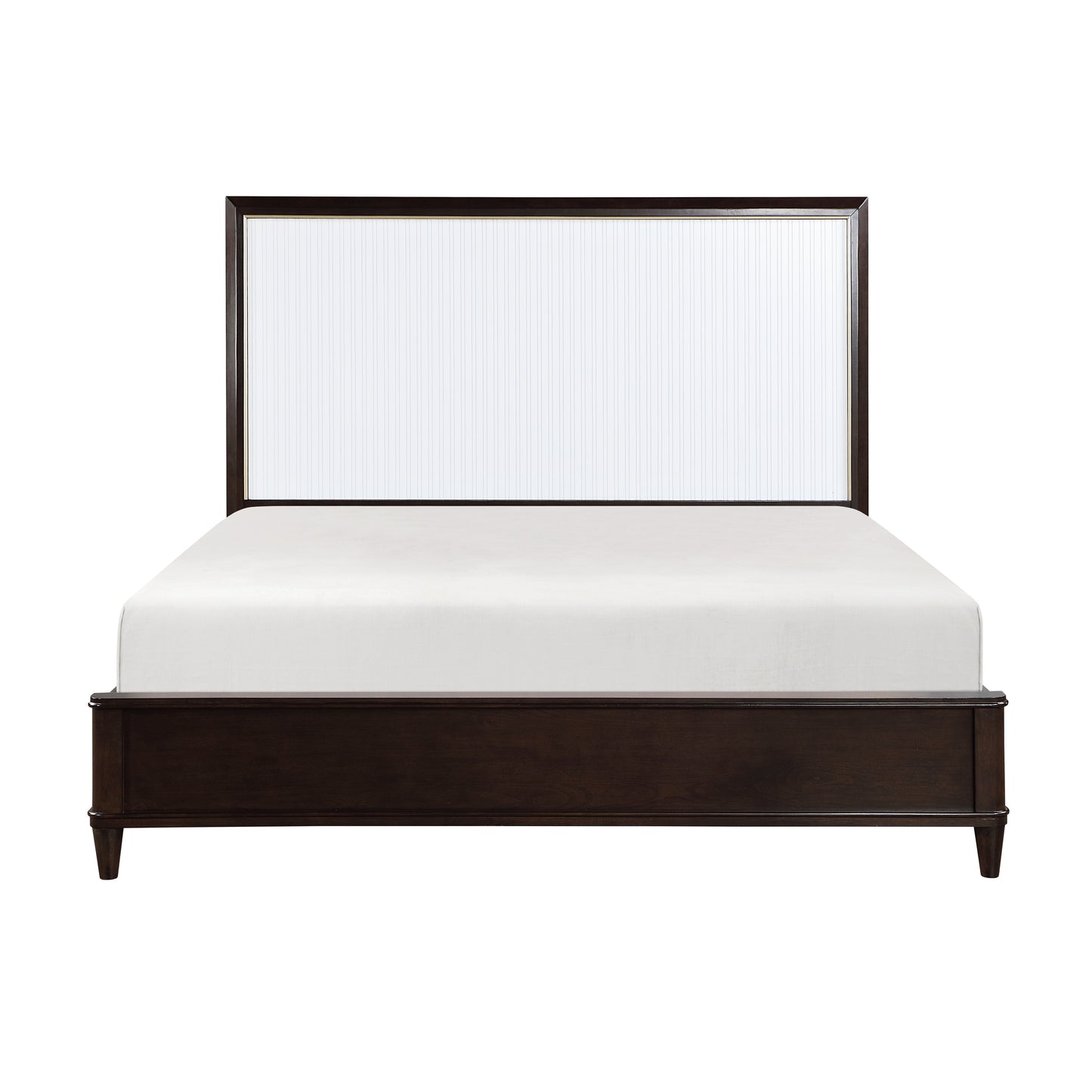Niles Queen Bed CHERRY/WHITE