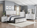 Mackinac Queen Bed WHITE
