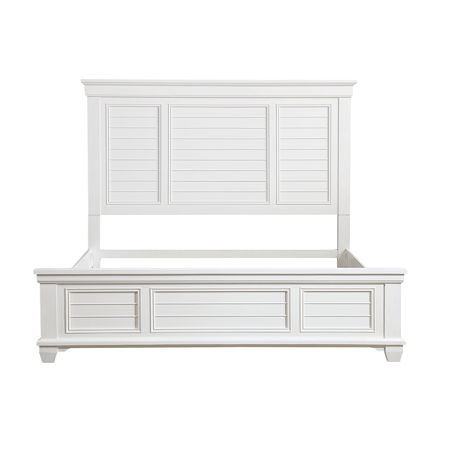 Mackinac Queen Bed WHITE