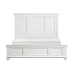 Mackinac Queen Bed WHITE