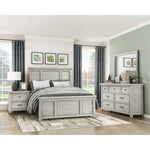 Providence Queen Bed LITE GREY