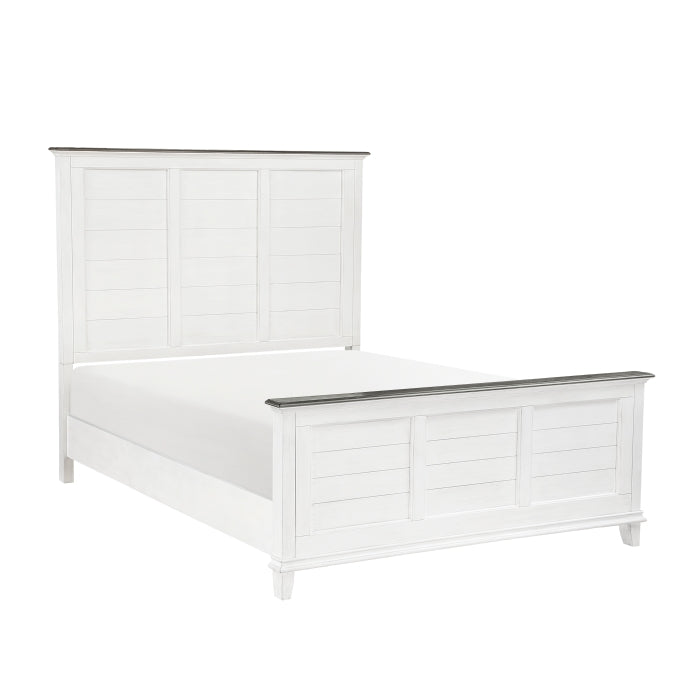 Chesterton Queen Bed ANTIQUE WHITE