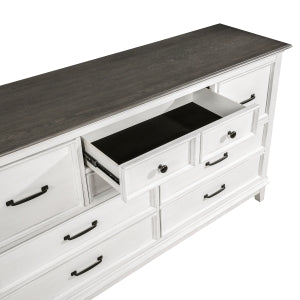 Chesterton Dresser ANTIQUE WHITE/DARK BROWN
