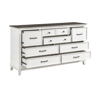 Chesterton Dresser ANTIQUE WHITE/DARK BROWN