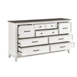 Chesterton Dresser ANTIQUE WHITE/DARK BROWN