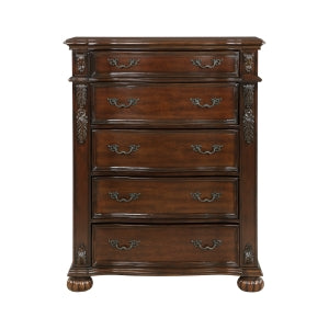 Adelina 5 Drawer Chest CHERRY